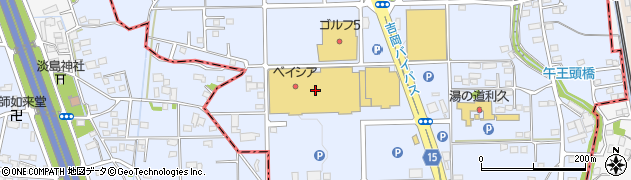 ベイシアフードセンター前橋吉岡店周辺の地図