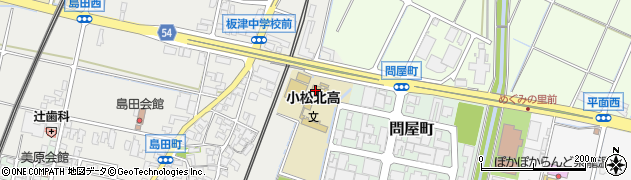 石川県立　小松北高校やすらぎ小松教室周辺の地図