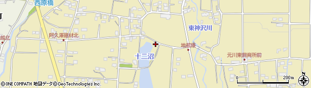 群馬県前橋市大前田町1551-21周辺の地図