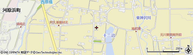 群馬県前橋市大前田町1551周辺の地図
