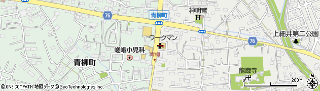 ワークマン前橋龍蔵寺店駐車場周辺の地図