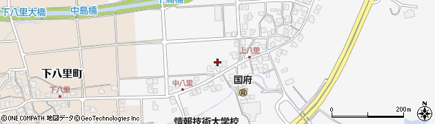石川県小松市上八里町（丁）周辺の地図