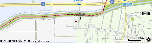 石川県小松市河田町（ト）周辺の地図