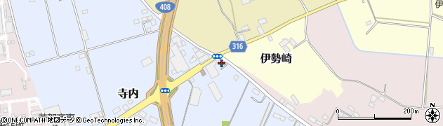 栃木県真岡市寺内1174周辺の地図