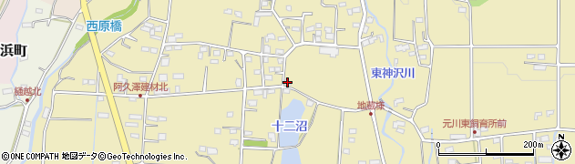 群馬県前橋市大前田町1654周辺の地図