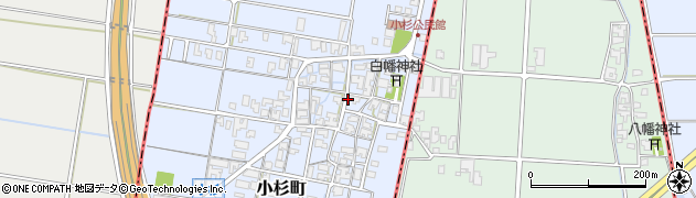 石川県能美市小杉町（ヘ）周辺の地図