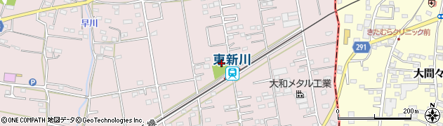 東新川駅北公園周辺の地図