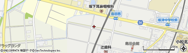 石川県小松市島田町チ周辺の地図