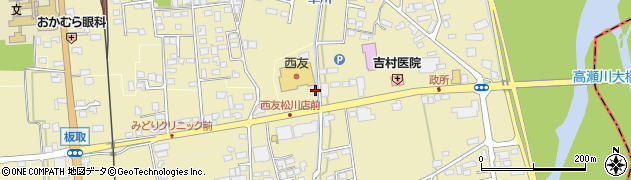 上生坂信濃松川停車場線周辺の地図