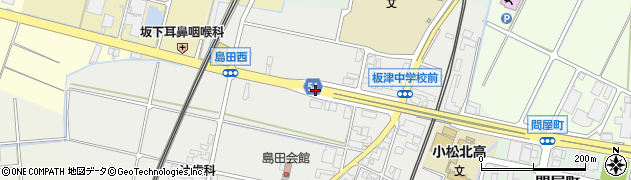 石川県小松市島田町（リ）周辺の地図