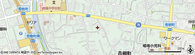 奈加禅周辺の地図
