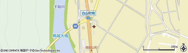 石川県白山市白山町ヘ周辺の地図