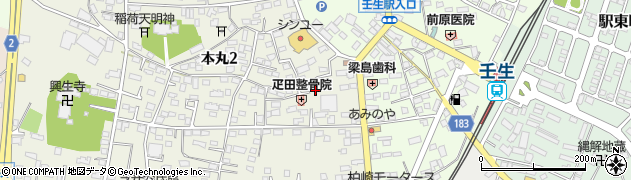 栃木県下都賀郡壬生町本丸2丁目19周辺の地図