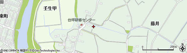 栃木県下都賀郡壬生町藤井1463周辺の地図