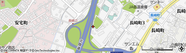 石川県小松市長崎町（チ）周辺の地図
