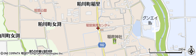 稲里集落センター周辺の地図