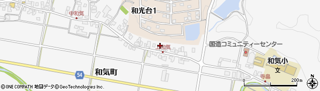 石川県能美市和気町（ホ）周辺の地図
