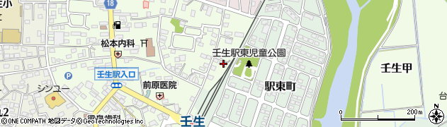 栃木県下都賀郡壬生町中央町1-29周辺の地図