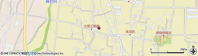 群馬県前橋市大前田町1384周辺の地図
