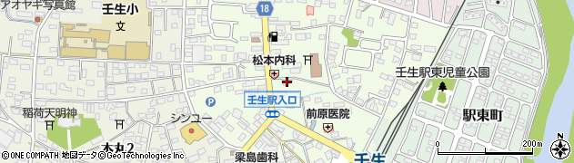 栃木県下都賀郡壬生町中央町5-27周辺の地図