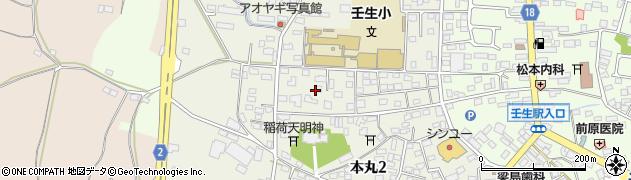 栃木県下都賀郡壬生町本丸2丁目7周辺の地図