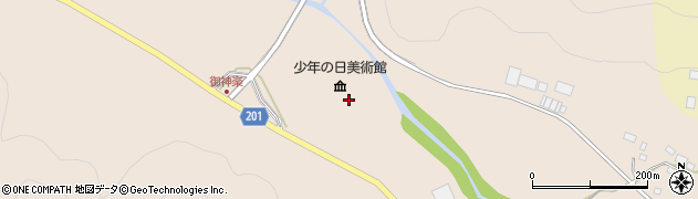 安藤勇寿少年の日美術館周辺の地図