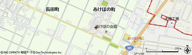 石川県小松市あけぼの町72周辺の地図