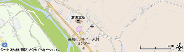 群馬県高崎市倉渕町三ノ倉288周辺の地図