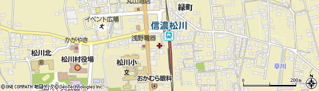 松川村商工会周辺の地図