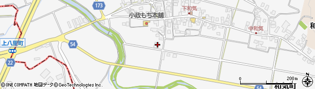 石川県能美市和気町（ト）周辺の地図