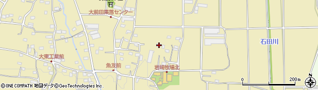 群馬県前橋市大前田町1324周辺の地図