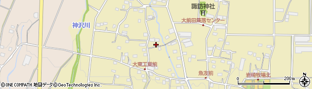 群馬県前橋市大前田町1390-4周辺の地図