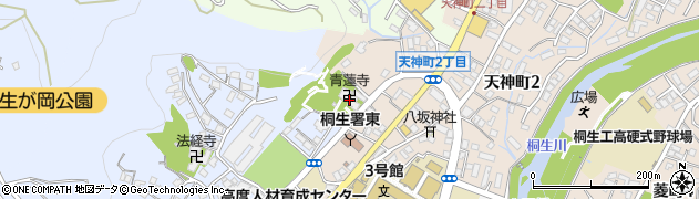 青蓮寺周辺の地図