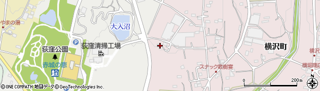 群馬県前橋市横沢町254周辺の地図