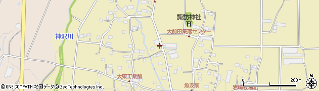 群馬県前橋市大前田町1368-3周辺の地図