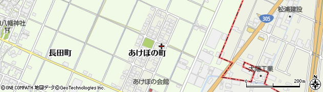 石川県小松市あけぼの町114周辺の地図