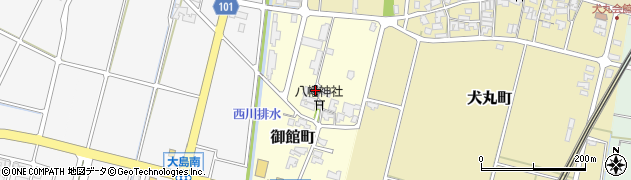 石川県小松市御館町乙周辺の地図