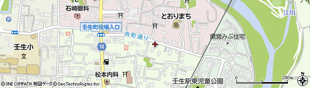 栃木県下都賀郡壬生町中央町2-3周辺の地図