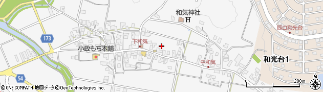 石川県能美市和気町（ヘ）周辺の地図