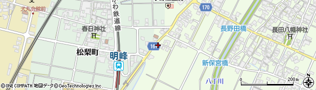 長田駐在所周辺の地図