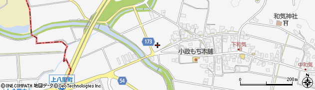 石川県能美市和気町（利）周辺の地図