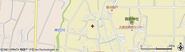 群馬県前橋市大前田町1412周辺の地図