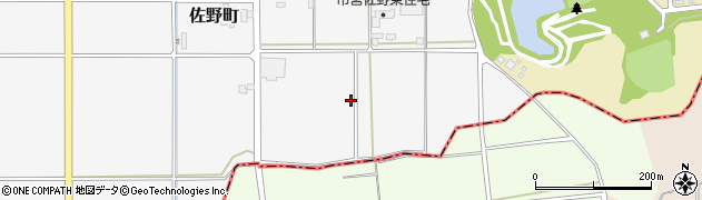 石川県能美市佐野町（東）周辺の地図