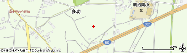 栃木県上三川町（河内郡）多功周辺の地図