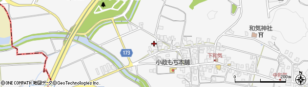 石川県能美市和気町（ル）周辺の地図