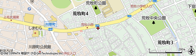 南新井前橋線周辺の地図