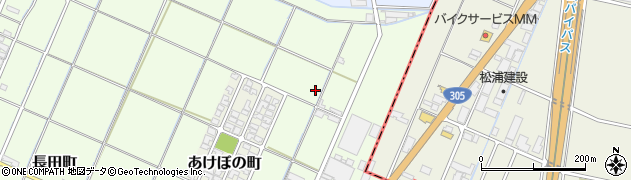 石川県小松市長田町（イ）周辺の地図