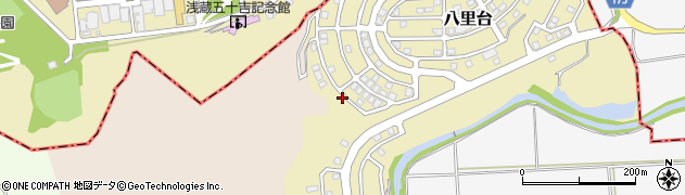 八里台西公園周辺の地図