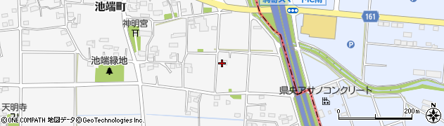 群馬県前橋市池端町191周辺の地図