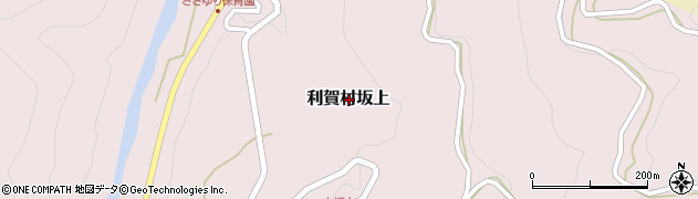 富山県南砺市利賀村坂上周辺の地図